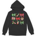 Cute Coquette Pencil Bow Christmas School Teacher Student Unisex Hoodie, trending gift