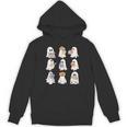 Cute Ghost Reading Books Teacher Halloween Reading Men Women Kids Unisex Hoodie, trending gift