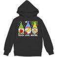 Cute Gnomes Teach Love And Inspire Back To School Teacher Unisex Hoodie, trending gift Cute Gnomes Teach Love And Inspire Back To School Teacher Unisex Hoodie, trending gift
