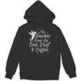 Disney Peter Pan Tinkerbell Teacher Pixie Dust And Coffee Unisex Hoodie, trending gift