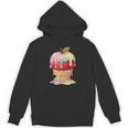 Dripping Apple Ice Cream Cone Cute Teacher Appreciation Unisex Hoodie, trending gift