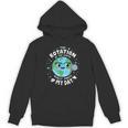 Earth Day Rotation Of The Earth Makes My Day Science Teacher Unisex Hoodie, Science Teacher Gifts, trending gift