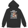 Easily Distracted By Cats & History Teacher Women Men Unisex Hoodie, History Teacher Gifts, trending gift