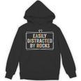 Easily Distracted By Rocks Geology Teacher Unisex Hoodie, trending gift