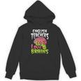 English Teachers Love Brains Zombie Teacher School Halloween Unisex Hoodie, English Teacher Gifts, trending gift
