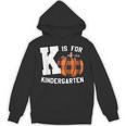 Fall Kindergarten Teacher K Is For Buffalo Plaid Pumpkin Unisex Hoodie, trending gift Fall Kindergarten Teacher K Is For Buffalo Plaid Pumpkin Unisex Hoodie, trending gift