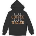 First Day Back To School Half Coffee Half Teacher Women Unisex Hoodie, trending gift