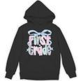 First Grade Coquette Bow Girls Teacher Team 1st Grade Squad Unisex Hoodie, First Grade Teacher Gifts, trending gift First Grade Coquette Bow Girls Teacher Team 1st Grade Squad Unisex Hoodie, First Grade Teacher Gifts, trending gift