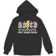 First Grade Rocks Teachers Back To School ABCD Rock Students Unisex Hoodie, First Grade Teacher Gifts, trending gift