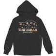 Groovy Tiny Human Tamer Floral Kindergarten Teacher Unisex Hoodie, Groovy Teacher Gifts, trending gift