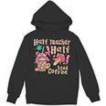 Half Teacher Half Iced Coffee Back To School Unisex Hoodie, trending gift Half Teacher Half Iced Coffee Back To School Unisex Hoodie, trending gift