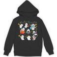 Halloween Music Teacher Ghost Playing Musical Instruments Unisex Hoodie, trending gift Halloween Music Teacher Ghost Playing Musical Instruments Unisex Hoodie, trending gift