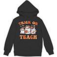 Halloween Teacher Ghosts Trick Or Teach Retro Costume Women Unisex Hoodie, trending gift Halloween Teacher Ghosts Trick Or Teach Retro Costume Women Unisex Hoodie, trending gift
