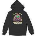 Halloween Teacher Zombie Reading Is Good For Brains Unisex Hoodie, trending gift