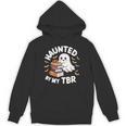 Haunted By My TBR Cute Ghost Book Reading Teacher Halloween Unisex Hoodie, trending gift Haunted By My TBR Cute Ghost Book Reading Teacher Halloween Unisex Hoodie, trending gift