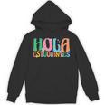 Hola Estudiantes Maestra Back To School Spanish Teacher Unisex Hoodie, trending gift Hola Estudiantes Maestra Back To School Spanish Teacher Unisex Hoodie, trending gift