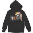 It's A Beautiful Day To Learn Cute Rainbow Boho Teacher Unisex Hoodie, trending gift It's A Beautiful Day To Learn Cute Rainbow Boho Teacher Unisex Hoodie, trending gift