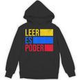 Leer Es Poder Colombian Spanish Teacher Maestra Colombia Unisex Hoodie, trending gift