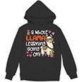 Llama Learning Teachers Students Alpaca Lover Back To School Unisex Hoodie, trending gift