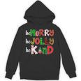 Be Merry Be Jolly Be Kind Merry Christmas Teacher Xmas Pjs Unisex Hoodie, trending gift Be Merry Be Jolly Be Kind Merry Christmas Teacher Xmas Pjs Unisex Hoodie, trending gift