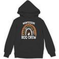 Montessori Teacher Halloween Boo Rainbow Leopard Halloween Unisex Hoodie, trending gift Montessori Teacher Halloween Boo Rainbow Leopard Halloween Unisex Hoodie, trending gift