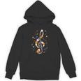 Music Note Symbol Halloween For Music Teacher Musicians Unisex Hoodie, trending gift