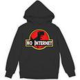 Nerdy No Internet Dinosaur Computer Science Teacher Unisex Hoodie, Internet Gifts, Science Teacher Gifts, trending gift