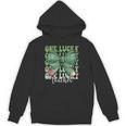 One Lucky Teacher Coquette Bow St Patricks Day Teacher Unisex Hoodie, trending gift One Lucky Teacher Coquette Bow St Patricks Day Teacher Unisex Hoodie, trending gift