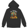 One Thankful Teacher Thanksgiving Turkey Cute Crayon Pencil Unisex Hoodie, trending gift