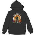 One Thankful Teacher Thanksgiving Turkey Rainbow Fall Unisex Hoodie, trending gift One Thankful Teacher Thanksgiving Turkey Rainbow Fall Unisex Hoodie, trending gift