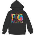 P Is For Preschool Tie Dye Back To School Teacher Men Women Girls Kids Unisex Hoodie, trending gift P Is For Preschool Tie Dye Back To School Teacher Men Women Girls Kids Unisex Hoodie, trending gift