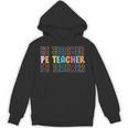 PE Teacher Vintage Retro Groovy Physical Education Teacher Unisex Hoodie, Pe Teacher Gifts, Groovy Teacher Gifts, trending gift