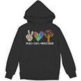Peace Love Montessori Daycare Teacher Appreciation Unisex Hoodie, trending gift Peace Love Montessori Daycare Teacher Appreciation Unisex Hoodie, trending gift