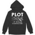 Plot It Builds Character Book Reading Teacher Unisex Hoodie, trending gift Plot It Builds Character Book Reading Teacher Unisex Hoodie, trending gift