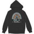 Pre-K Teacher Leopard Boho Rainbow Back To School Unisex Hoodie, trending gift Pre-K Teacher Leopard Boho Rainbow Back To School Unisex Hoodie, trending gift