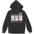 Preppy Silly Teacher Goose Build Character Back To School Unisex Hoodie, trending gift Preppy Silly Teacher Goose Build Character Back To School Unisex Hoodie, trending gift