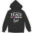 I Promise To Teach Love LGBT-Q Pride Proud Ally Teacher Unisex Hoodie, trending gift I Promise To Teach Love LGBT-Q Pride Proud Ally Teacher Unisex Hoodie, trending gift