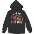 Rainbow Happy Dot Day Shirts Teacher Kids September 15th Unisex Hoodie, trending gift