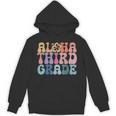 Retro Aloha Third Grade Teacher Summer Vacation Beach Hawaii Unisex Hoodie, trending gift Retro Aloha Third Grade Teacher Summer Vacation Beach Hawaii Unisex Hoodie, trending gift