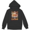 Retro Fall In Love With Learning Pumpkin Leaf Teacher Autumn Unisex Hoodie, trending gift