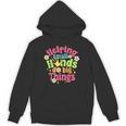 Retro Helping Small Hands Do Big Things Teacher Appreciation For Men Women Unisex Hoodie, trending gift Retro Helping Small Hands Do Big Things Teacher Appreciation For Men Women Unisex Hoodie, trending gift