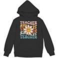 Retro Teacher Daisy Colorful Elementary School Teacher Unisex Hoodie, trending gift