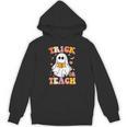 Retro Vintage Groovy Trick Or Teach Teacher Halloween For Men Women Kids Unisex Hoodie, Groovy Teacher Gifts, trending gift