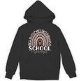 School Psych Teacher School Psychologist Leopard Rainbow Unisex Hoodie, trending gift School Psych Teacher School Psychologist Leopard Rainbow Unisex Hoodie, trending gift