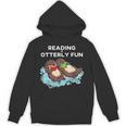 Sea Otter Book Reading Shirt For Bookworm Teachers Unisex Hoodie, trending gift