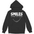 Smile Smiles Change The World Teacher T-Shirt Happy T-Shirt Unisex Hoodie, trending gift
