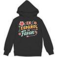 Spanish Teacher Maestra Dimelo En Espanol Por Favor Unisex Hoodie, trending gift