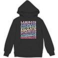 Sped Caffeinate Advocate Laminate Educate Teacher Unisex Hoodie, trending gift Sped Caffeinate Advocate Laminate Educate Teacher Unisex Hoodie, trending gift