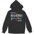Sustantivo Maestra Fabulosa Adjetivo Spanish Teacher Unisex Hoodie, trending gift