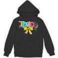 Teach Coquette Bow Teacher Back To School Happy First Day Unisex Hoodie, trending gift